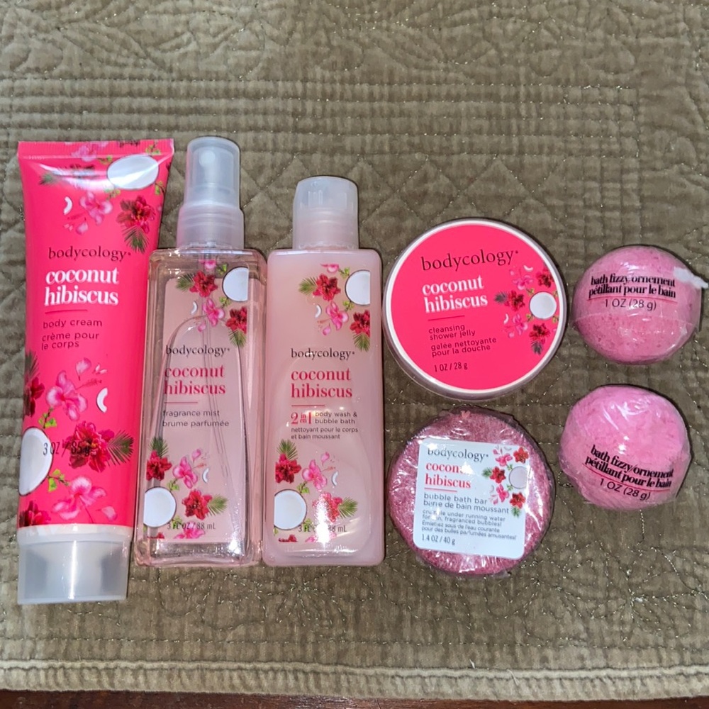 Coconut Hibiscus Bath & Body set